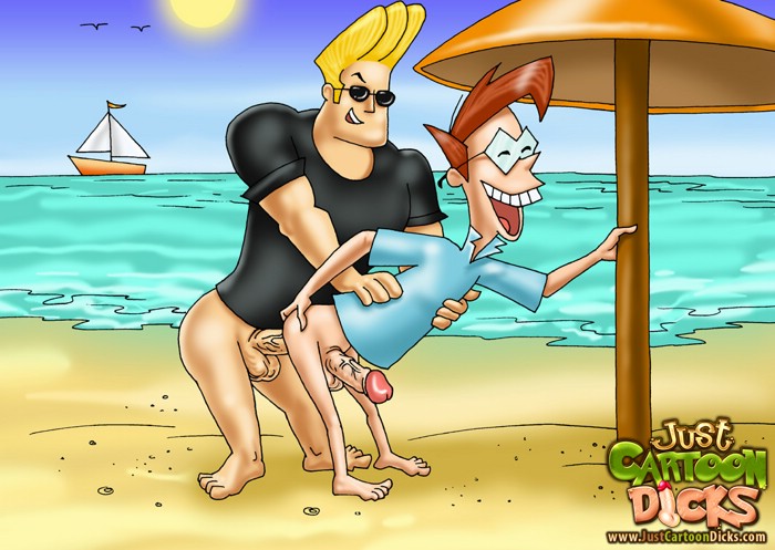 Johnny Test Tranny Cartoon Porn - Johnny Test probes ass in gay cartoon | Gay Sex Comics
